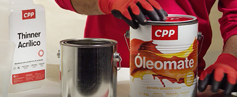 Blog, anímate a pintar, pinturas CPP, diluir thinner acrílico con Óleo Mate 